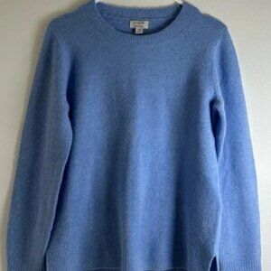 J.Crew Women's Pullover Blue Extra Soft Knit Long Sleeve Sweater- Size XS
